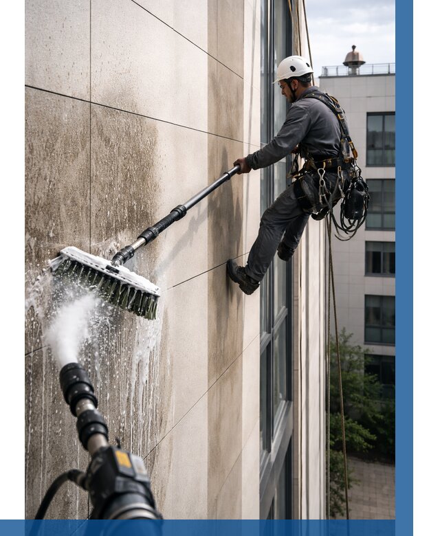 Мойка фасада из керамогранита в Северске от 312 р. | ВЫСОТНИК-Свк