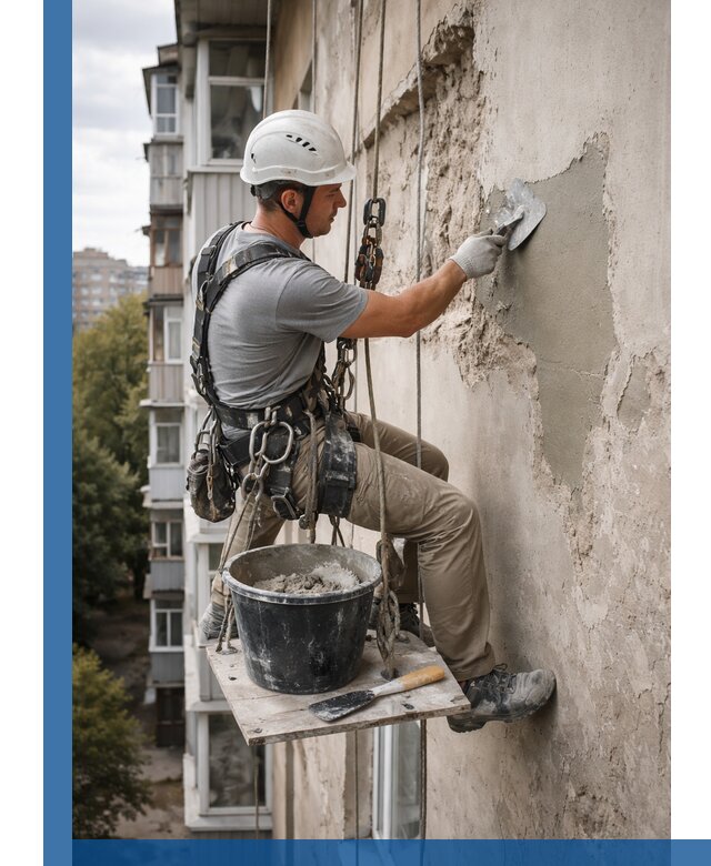 Восстановление фасадной штукатурки в Северске с гарантией качества