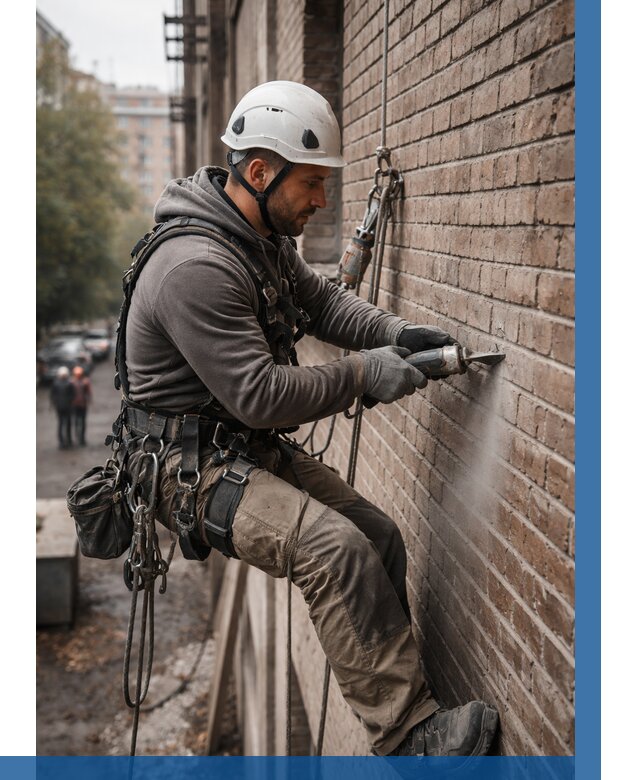 Расшивка кирпичных швов в Северске от 624 р. | ВЫСОТНИК-Свк