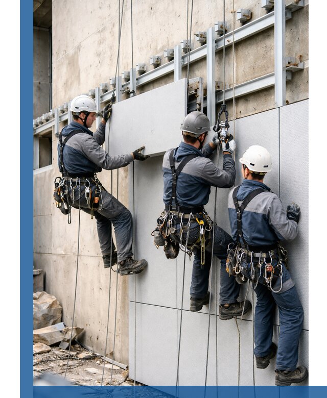 Монтаж вентилируемого фасада в Северске под ключ с гарантией качества