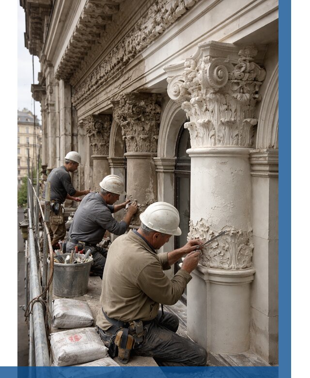 Реставрация фасадной лепнины в Северске от 2599 р. | ВЫСОТНИК-Свк