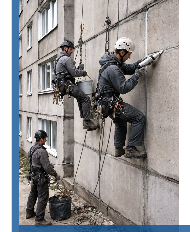 Герметизация межпанельных швов в Северске с гарантией герметичности