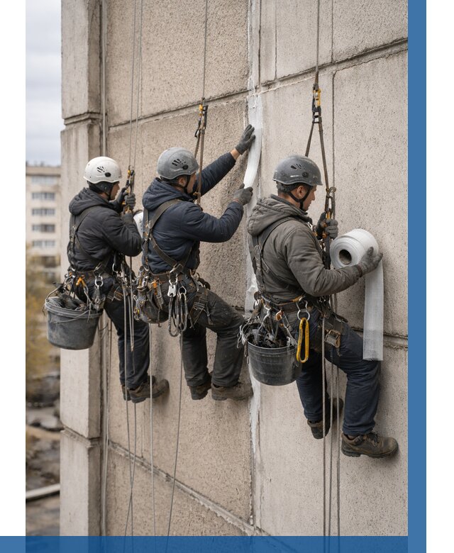 Ремонт межпанельных швов в Северске от 780 р. | ВЫСОТНИК-Свк