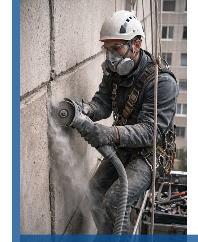 Штробление межпанельных швов в Северске качественно и быстро