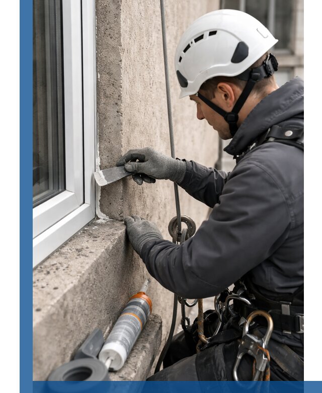 Герметизация монтажных швов окон в Северске с гарантией качества