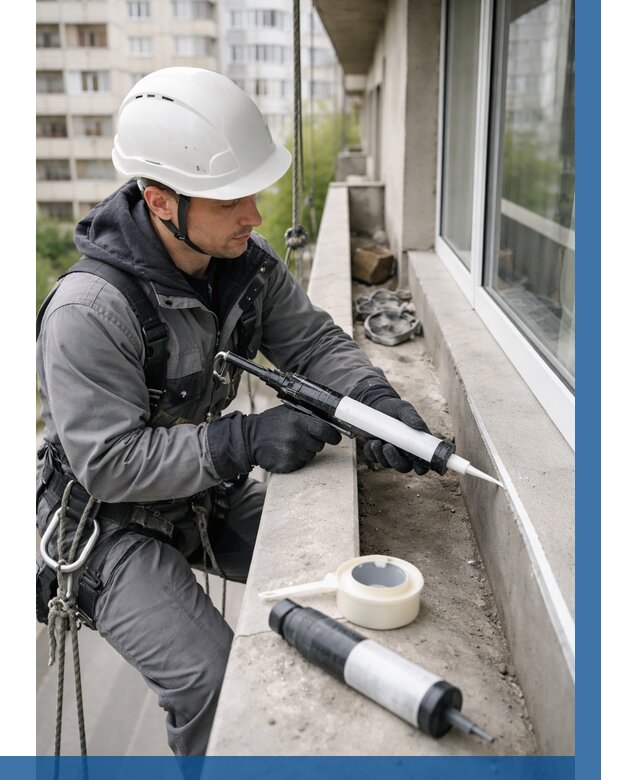 Герметизация швов лоджии в Северске от 4678 р. | ВЫСОТНИК-Свк