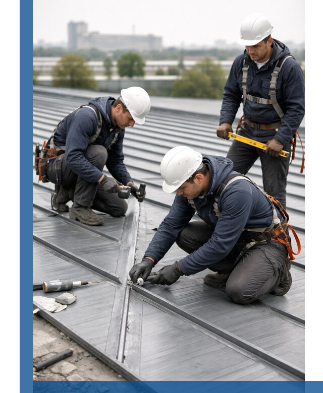 Ремонт фальцевой кровли в Северске срочно и качественно