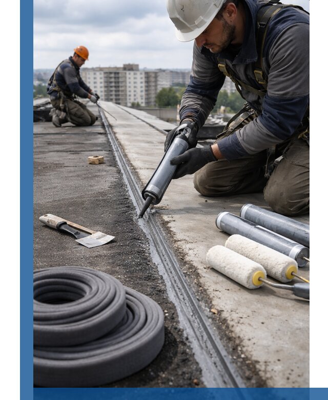 Герметизация швов кровли в Северске с гарантией герметичности