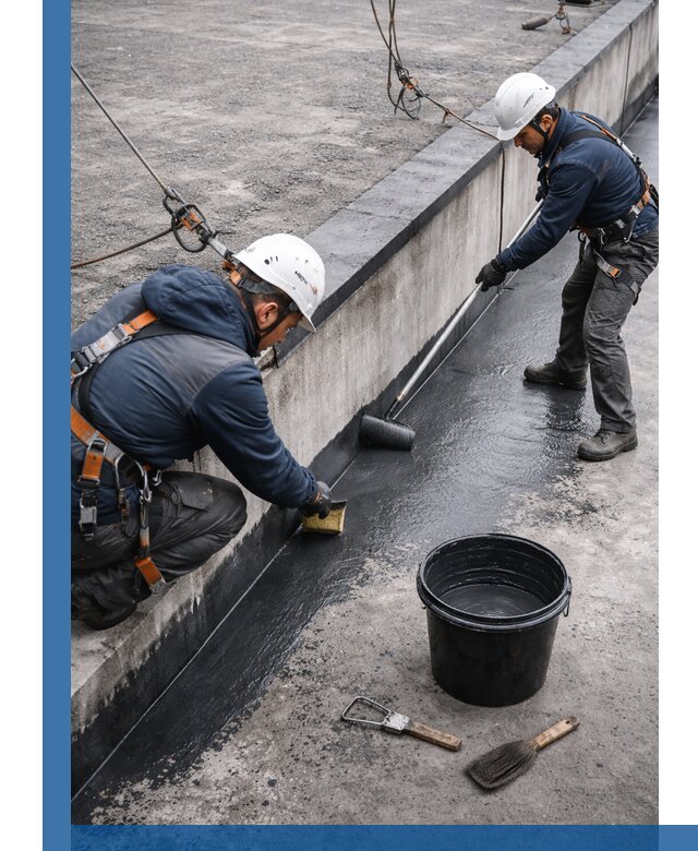 Гидроизоляция кровли жидкой резиной профессионально в Северске