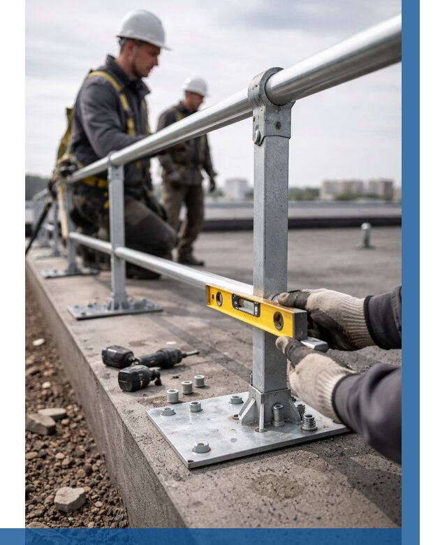 Монтаж кровельного ограждения в Северске от 1247 р. | ВЫСОТНИК-Свк