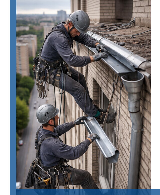 Ремонт водосточных желобов в Северске, быстро и качественно