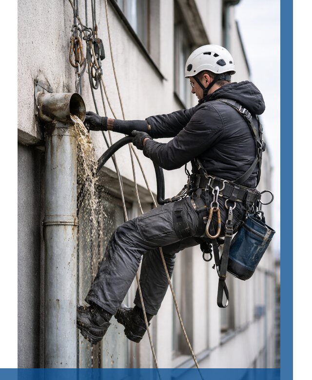 Прочистка водосточных труб в Северске от 3638 р. | ВЫСОТНИК-Свк