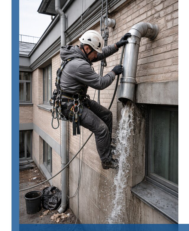 Профессиональная прочистка водосточных труб в Северске с гарантией