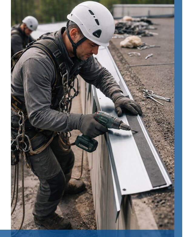 Монтаж капельника на кровле в Северске от 312 р. | ВЫСОТНИК-Свк