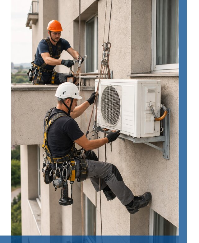 Монтаж внешнего блока кондиционера в Северске от 6757 р. | ВЫСОТНИК-Свк