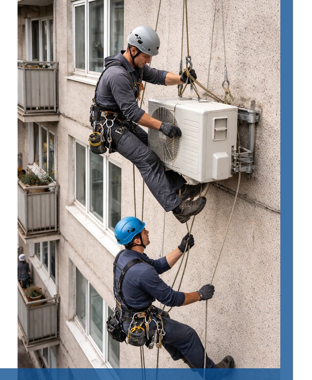 Перенос внешнего блока кондиционера в Северске от 9356 р.| ВЫСОТНИК-Свк