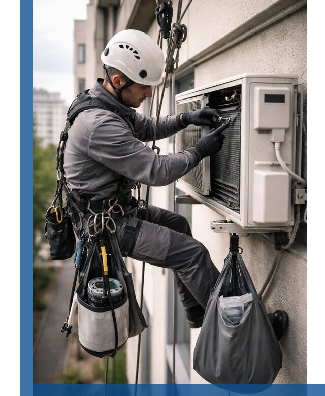 Обслуживание внешнего блока кондиционера в Северске профессионально