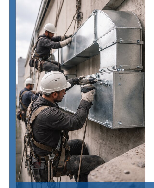 Профессиональный монтаж вентиляционных коробов в Северске под ключ