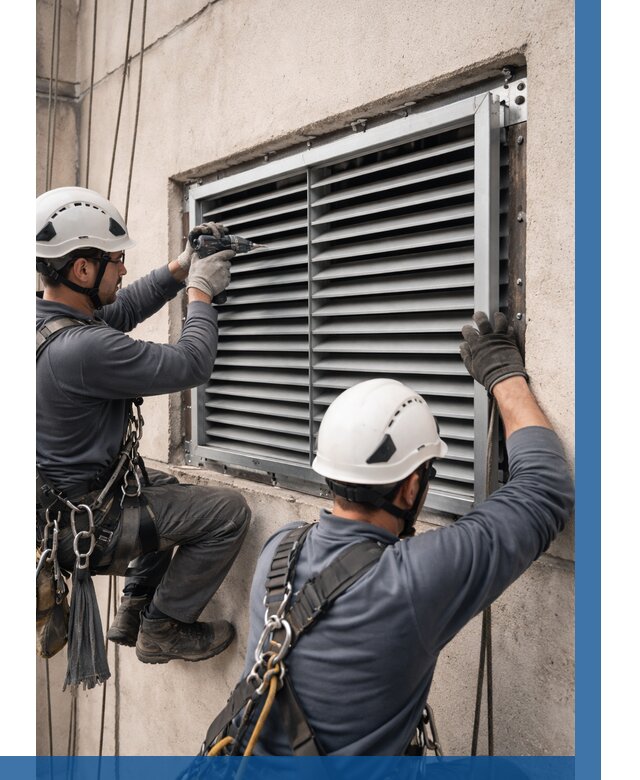 Монтаж вентиляционных решеток в Северске от 4678 р. | ВЫСОТНИК-Свк