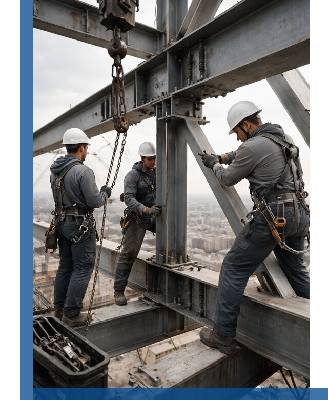 Профессиональный монтаж металлоконструкций на высоте в Северске