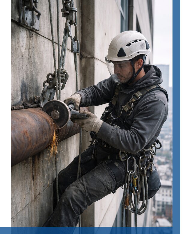 Резка металла на высоте в Северске по цене от 4678 р. | ВЫСОТНИК-Свк