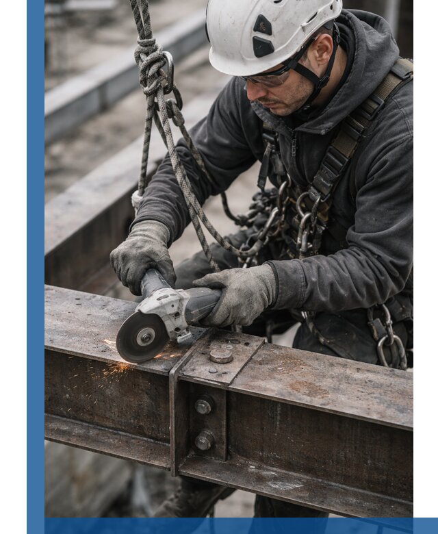 Резка металла на высоте в Северске для зданий и конструкций