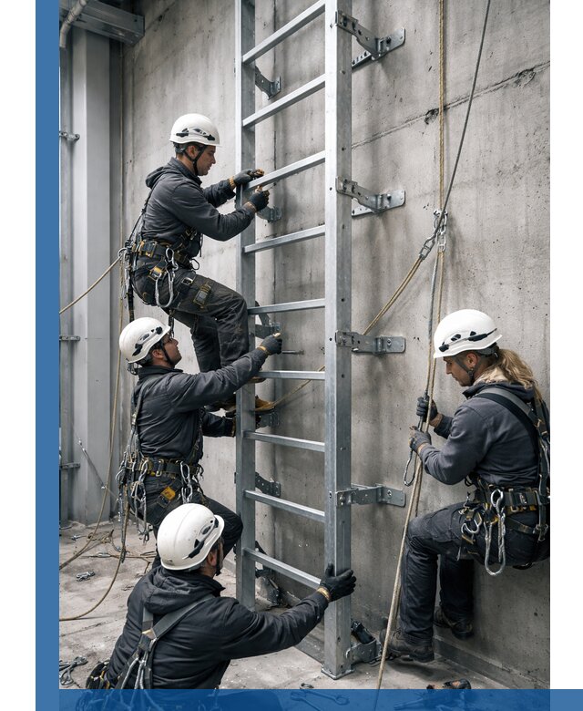 Монтаж металлических лестниц в Северске под ключ со гарантией