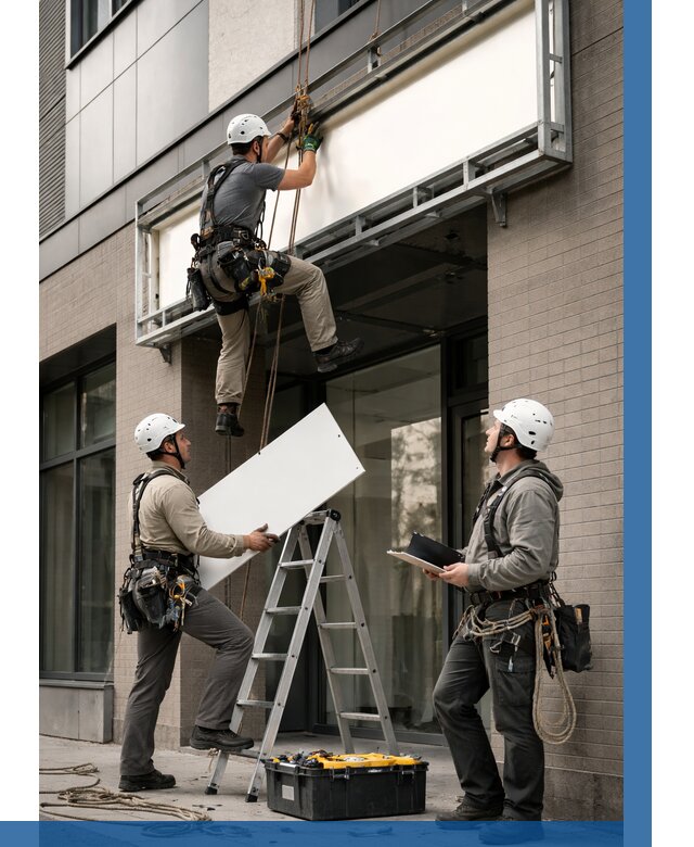 Монтаж светового короба в Северске от 6757 р. | ВЫСОТНИК-Свк