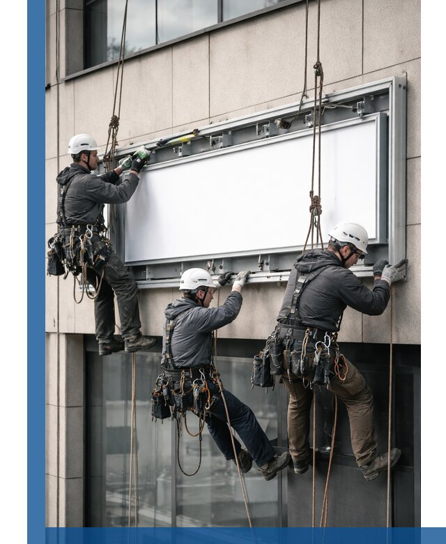 Профессиональный монтаж светового короба под ключ в Северске