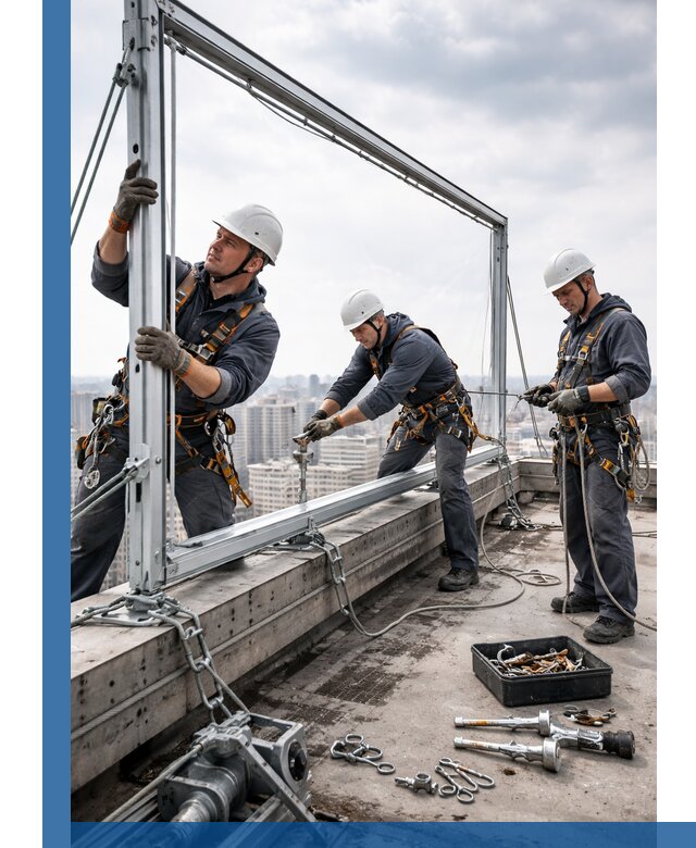 Монтаж крышных рекламных конструкций под ключ в Северске