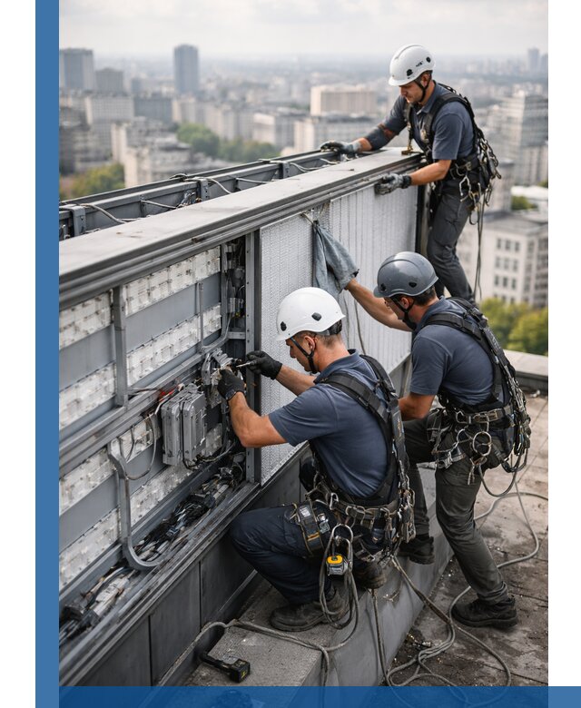 Профессиональное обслуживание крышной рекламы в Северске под ключ