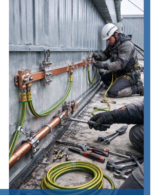 Монтаж заземления здания в Северске от 25988 р. | ВЫСОТНИК-Свк