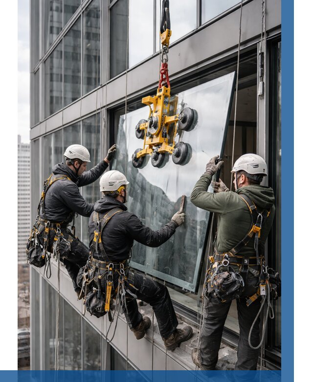 Фасадное остекление зданий под ключ в Северске от 10395 р. | ВЫСОТНИК-Свк