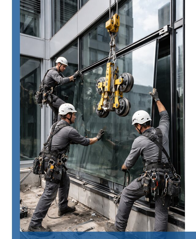 Структурное остекление фасадов в Северске монтаж и обслуживание