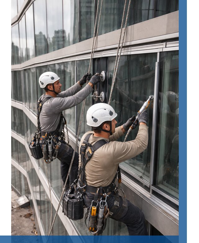 Радиусное остекление фасада в Северске от 12474 р. | ВЫСОТНИК-Свк