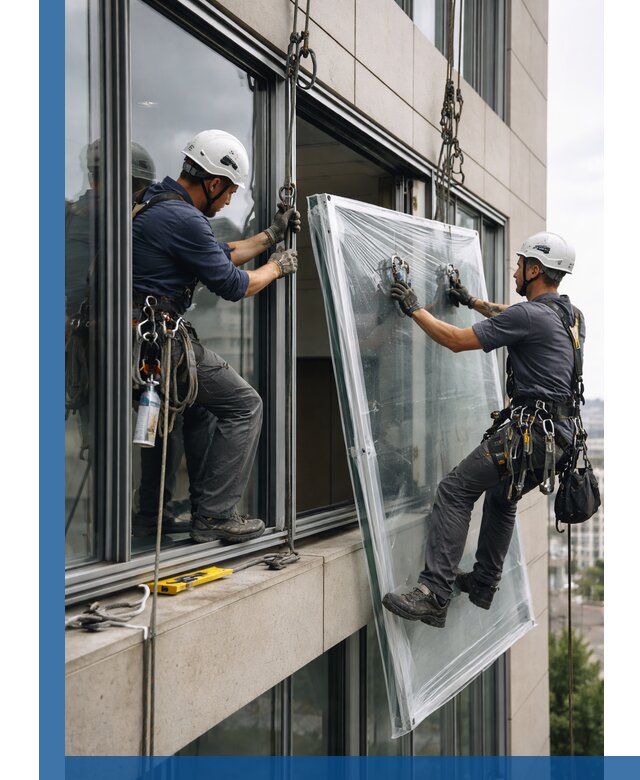 Профессиональная замена стекла в витраже в Северске с гарантией