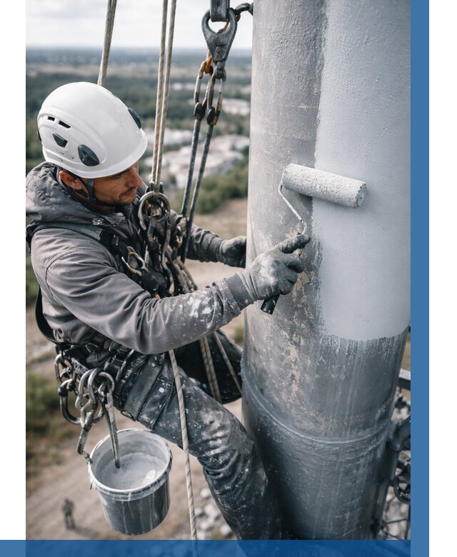 Покраска мачт связи под ключ в Северске от 884 р. | ВЫСОТНИК-Свк
