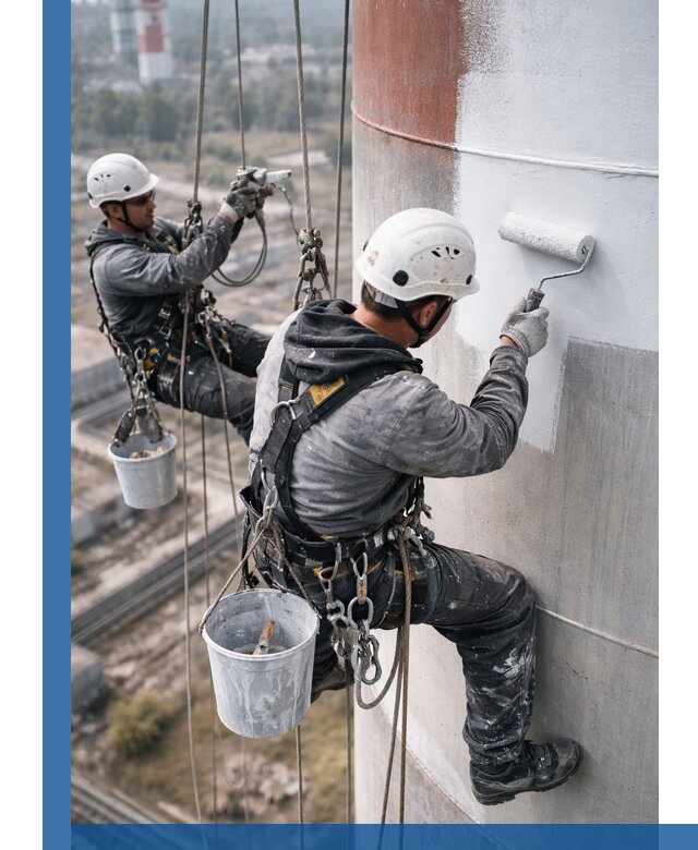 Покраска дымовых труб в Северске: антикоррозийная защита и восстановление