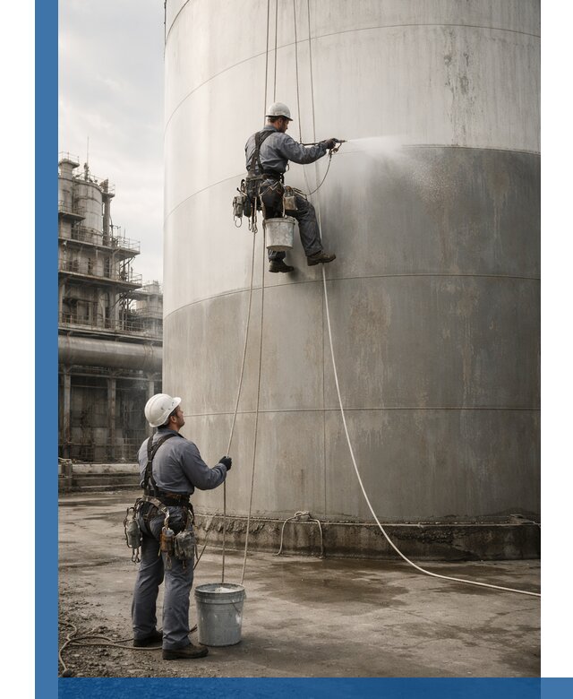 Покраска стальных резервуаров и емкостей в Северске профессионально