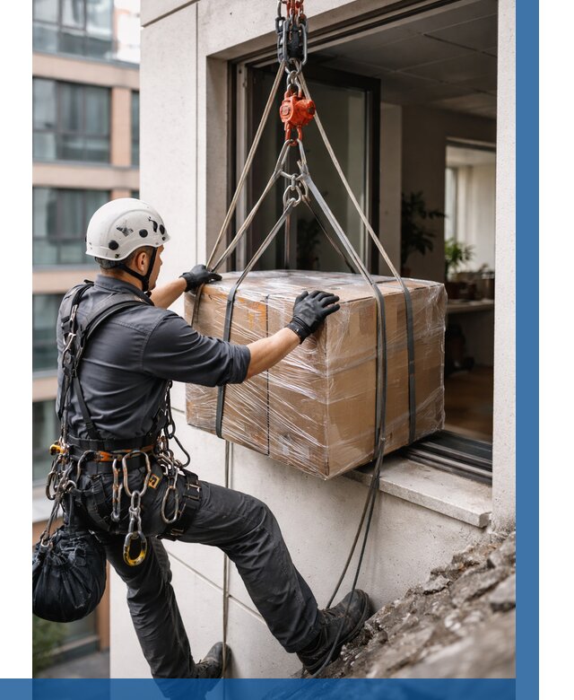 Подъем груза через окно в Северске от 4678 р. | ВЫСОТНИК-Свк