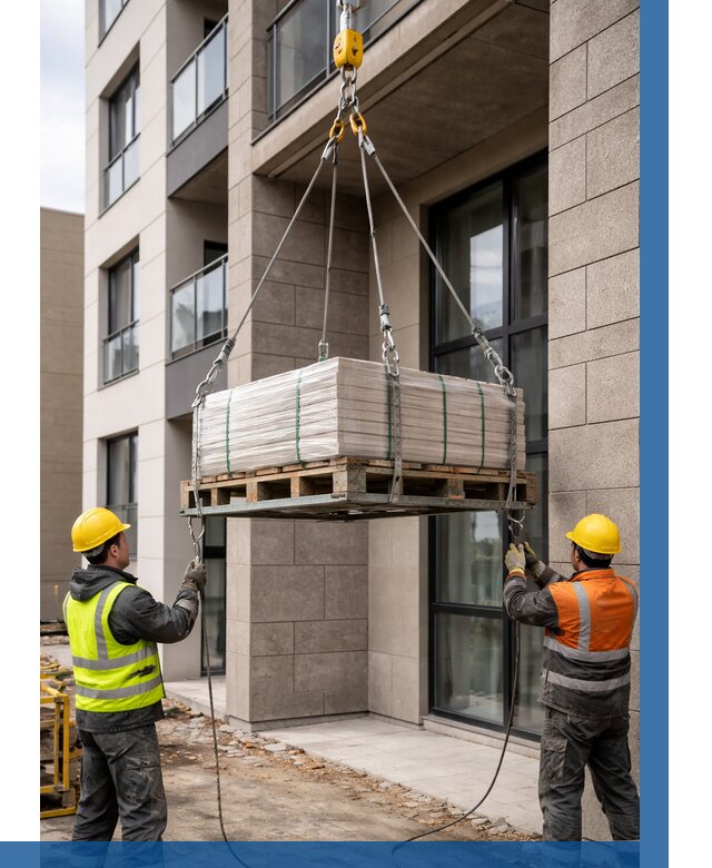 Подъем керамогранита на этаж в Северске от 3638 р. | ВЫСОТНИК-Свк