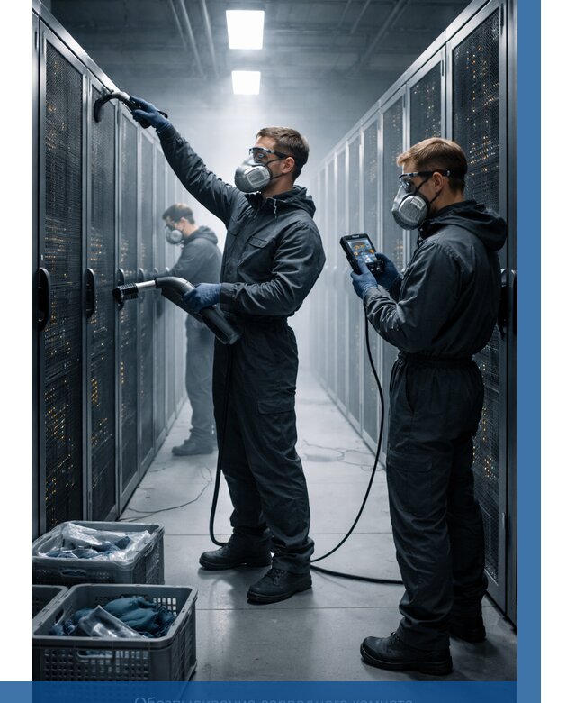 Обеспыливание серверной комнаты в Северске от 4678 р. | ВЫСОТНИК-Свк