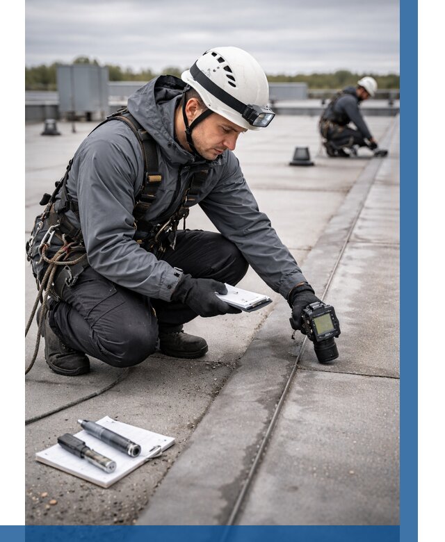 Обследование кровли на протечки в Северске от 4678 р. | ВЫСОТНИК-Свк