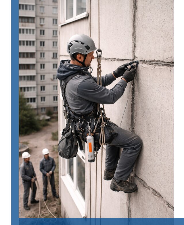 Обследование межпанельных швов и герметизация в Северске