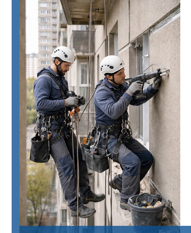 Промышленные альпинисты высотные работы и монтаж в Северске